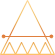 Animated triangle with line through the middle
